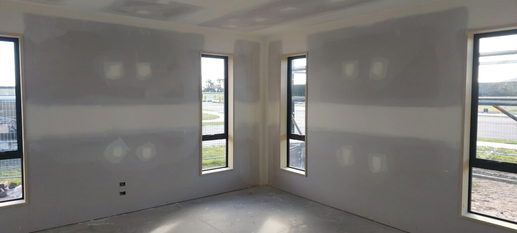 Residential new build plastering and painting by Premium Plastering & Painting.